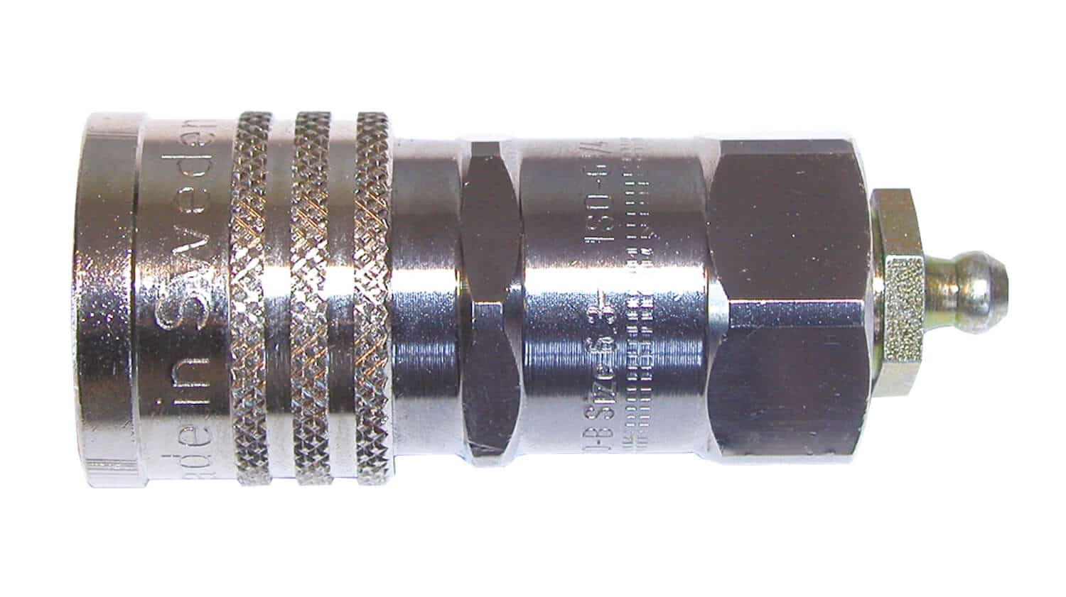 ZSA Kupplung G 1/4” mit HS-Nippel zur Befüllung von ZSA-Anlagen mit Abschmierpistolen
