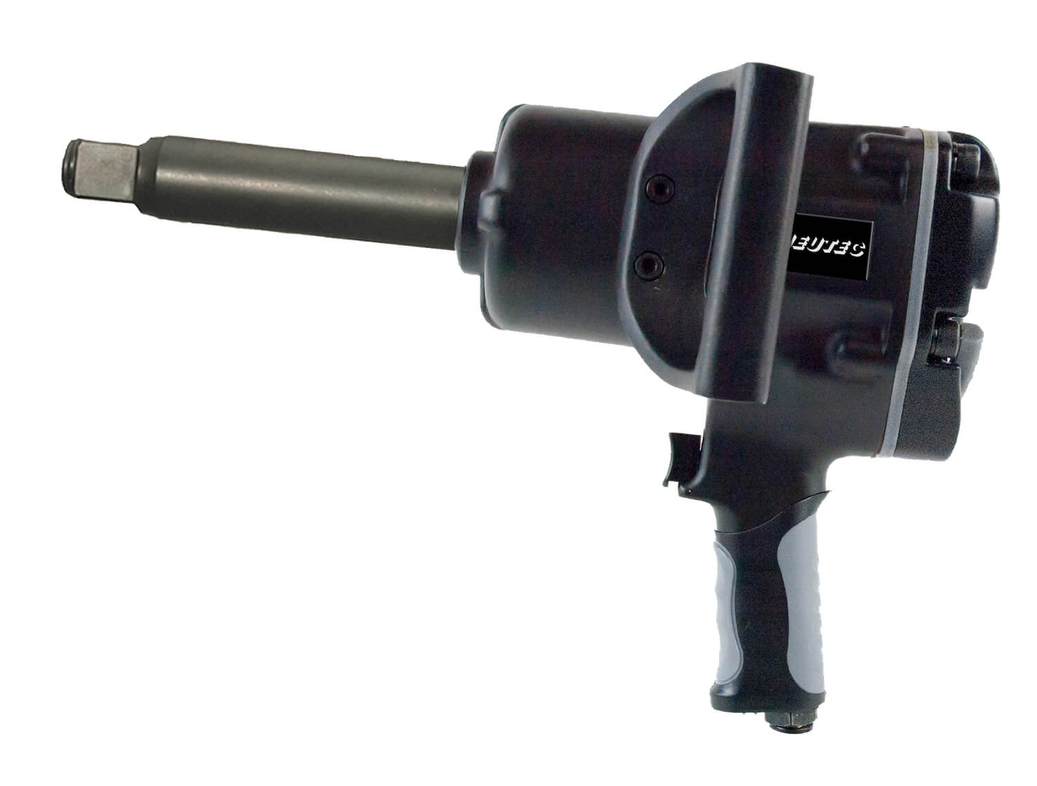 PNEUTEC Schlagschrauber aus der BASIC LINE mit 1\ Antrieb, TWIN-HAMMER-Schlagwerk und 6\ verlängerter Spindel.
